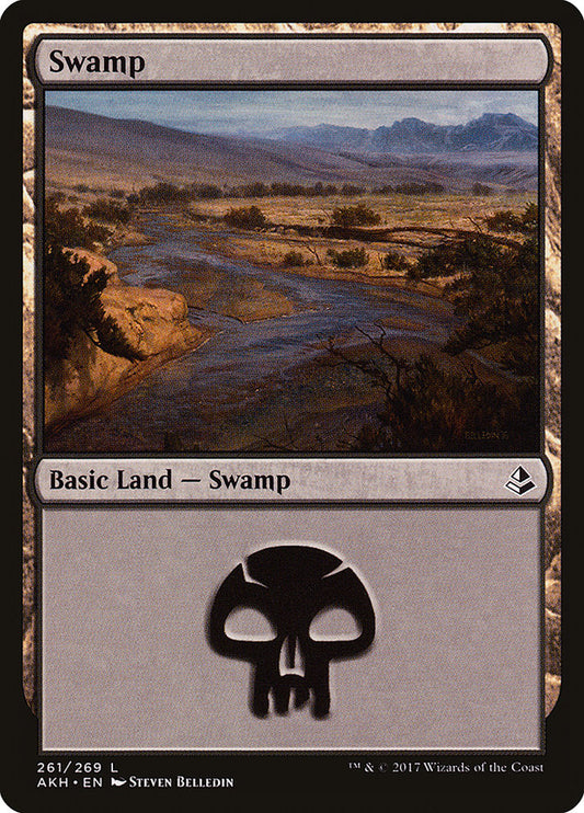 Swamp (261) [Amonkhet] [Foil]