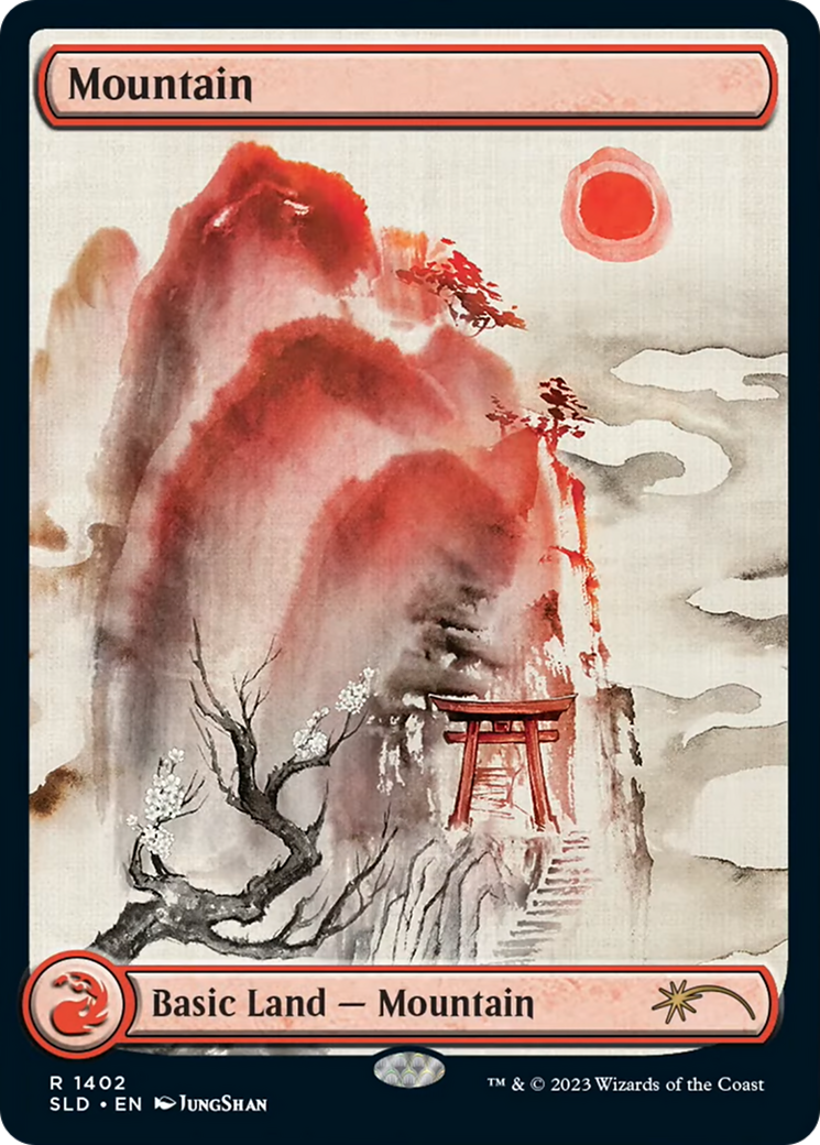 Mountain (1402) [Secret Lair Drop Series] [Foil]