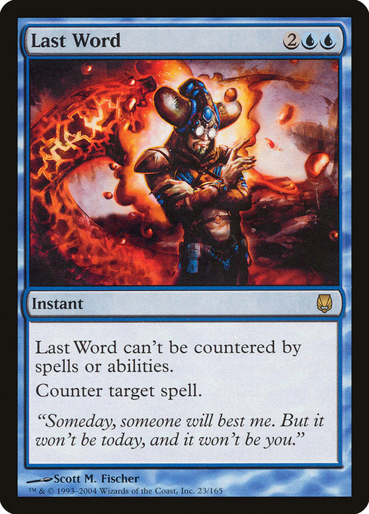 Last Word [Darksteel] [Foil]