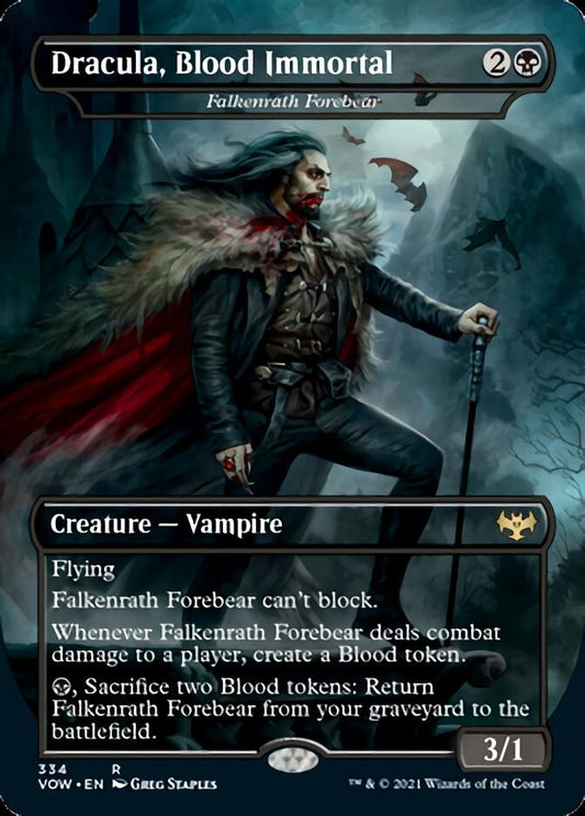 Falkenrath Forebear - Dracula, Blood Immortal [Innistrad: Crimson Vow] [Foil]