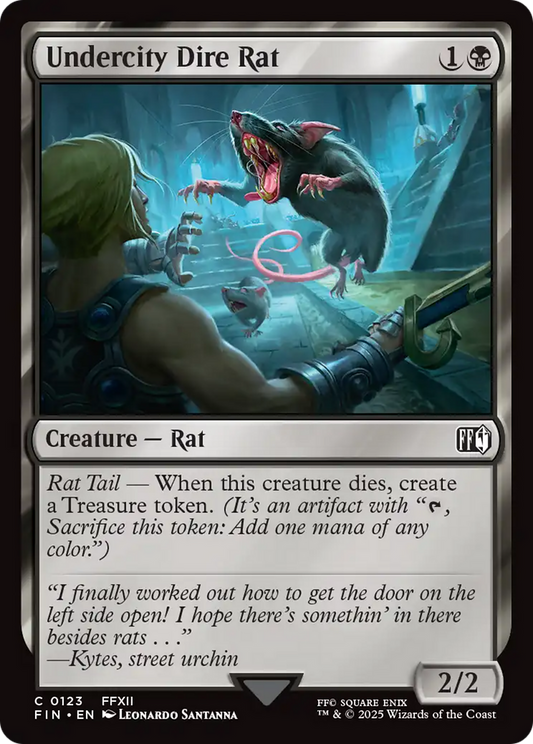 Undercity Dire Rat [FINAL FANTASY] [Foil]