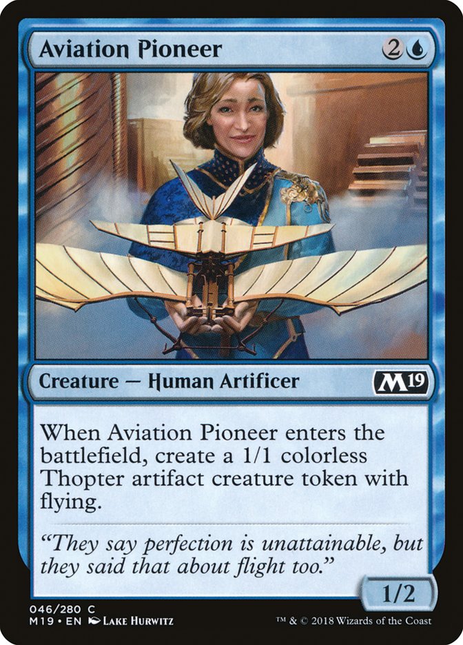 Aviation Pioneer [Core Set 2019] [Foil]