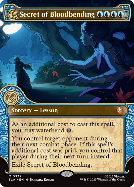 Secret of Bloodbending (Showcase) [Avatar: The Last Airbender] [Foil]