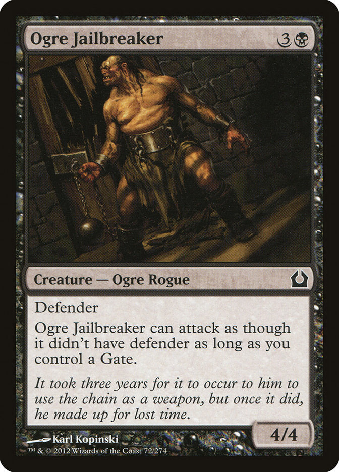 Ogre Jailbreaker [Return to Ravnica] [Foil]