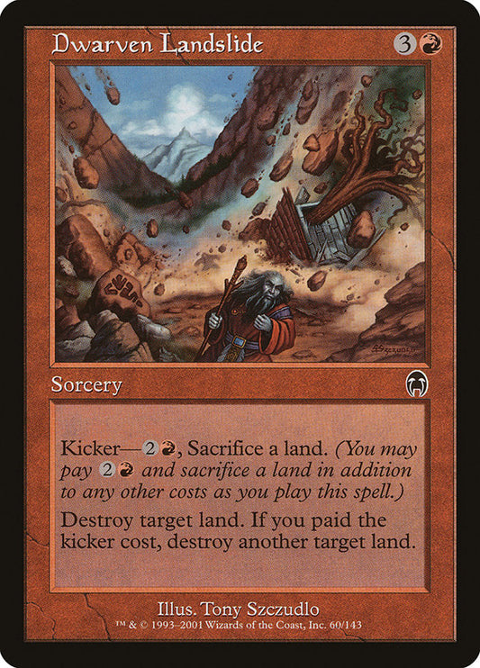 Dwarven Landslide [Apocalypse] [Foil]