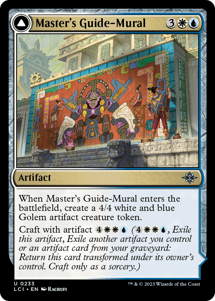 Master's Guide-Mural // Master's Manufactory [The Lost Caverns of Ixalan] [Foil]