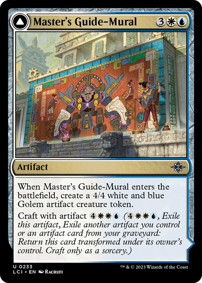 Master's Guide-Mural // Master's Manufactory [The Lost Caverns of Ixalan] [Foil]