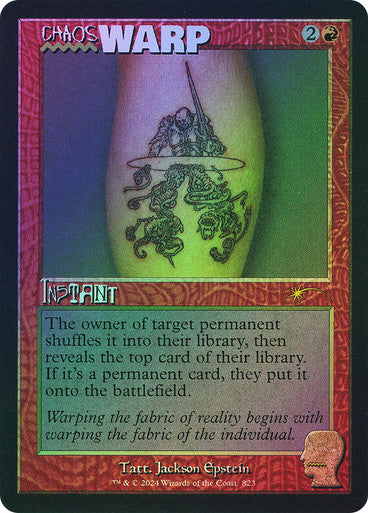 Chaos Warp (Rainbow Foil) [Secret Lair Drop Series]