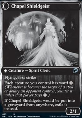 Chaplain of Alms // Chapel Shieldgeist [Innistrad: Double Feature]