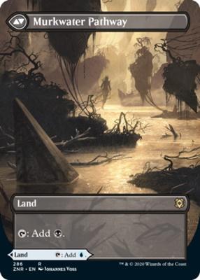Clearwater Pathway // Murkwater Pathway (Borderless Alternate Art) [Zendikar Rising] [Foil]