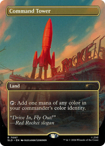 Command Tower (7097) [Secret Lair Drop Series] [Foil]