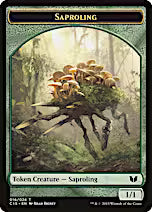 Elephant // Saproling Double-Sided Token [Commander 2015 Tokens]