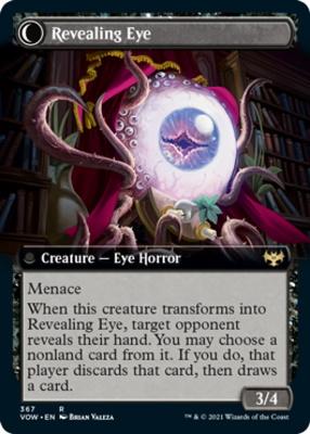 Concealing Curtains // Revealing Eye (Extended Art) [Innistrad: Crimson Vow] [Foil]