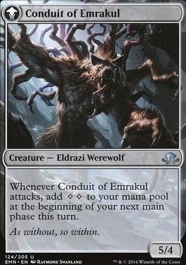 Conduit of Storms // Conduit of Emrakul [Eldritch Moon] [Foil]