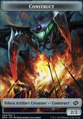 Powerstone // Construct (004) Double-Sided Token [The Brothers' War Tokens]