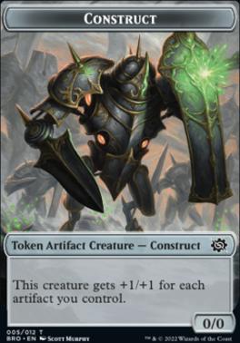 Thopter // Construct (005) Double-Sided Token [The Brothers' War Tokens]