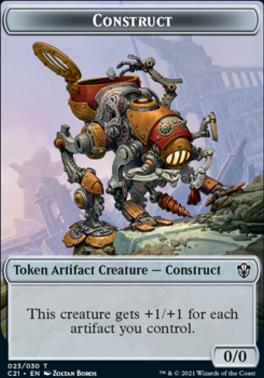 Copy // Construct (030) Double-Sided Token [Commander 2021 Tokens]