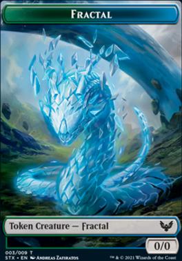 Copy // Fractal Double-Sided Token [Commander 2021 Tokens]
