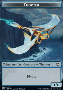Copy // Thopter (006) Double-Sided Token [The Brothers' War Commander Tokens]
