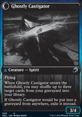 Covetous Castaway // Ghostly Castigator [Innistrad: Double Feature] [Foil]