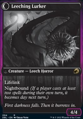 Curse of Leeches // Leeching Lurker [Innistrad: Double Feature] [Foil]