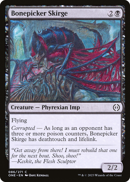 Bonepicker Skirge [Phyrexia: All Will Be One] [Foil]