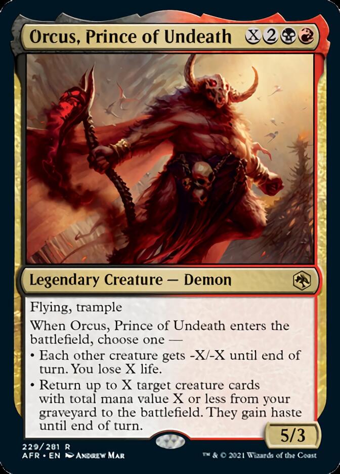 Orcus, Prince of Undeath [Dungeons & Dragons: Adventures in the Forgotten Realms] [Foil]