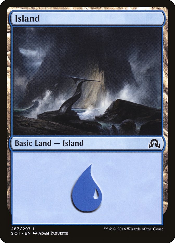 Island (287) [Shadows over Innistrad] [Foil]