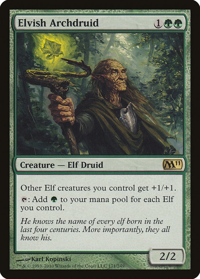 Elvish Archdruid [Core Set 2011] [Foil]