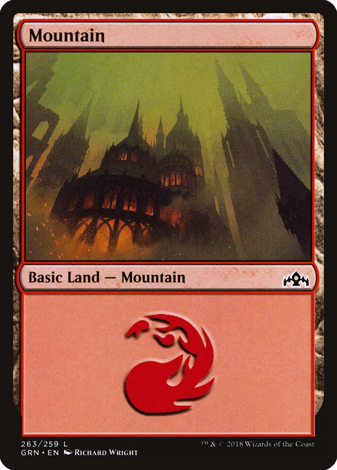 Mountain (263) [Guilds of Ravnica] [Foil]