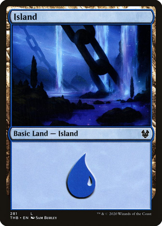 Island (281) [Theros Beyond Death] [Foil]