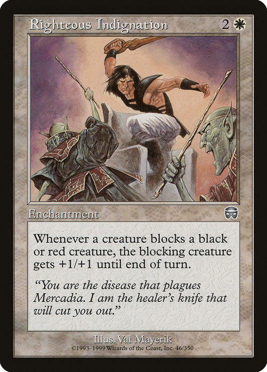 Righteous Indignation [Mercadian Masques] [Foil]