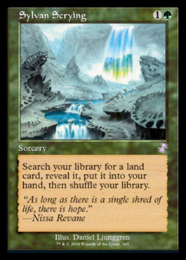 Sylvan Scrying (Timeshifted) [Time Spiral Remastered] [Foil]