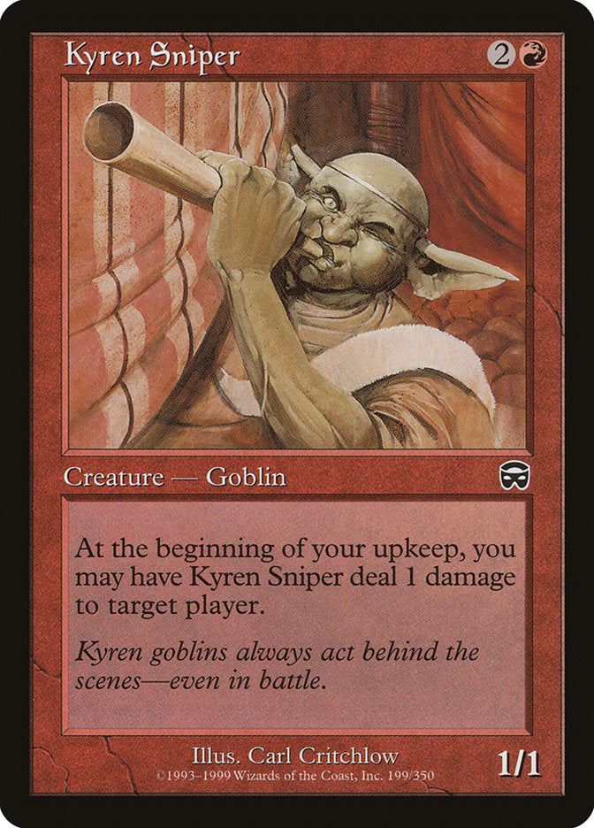 Kyren Sniper [Mercadian Masques] [Foil]