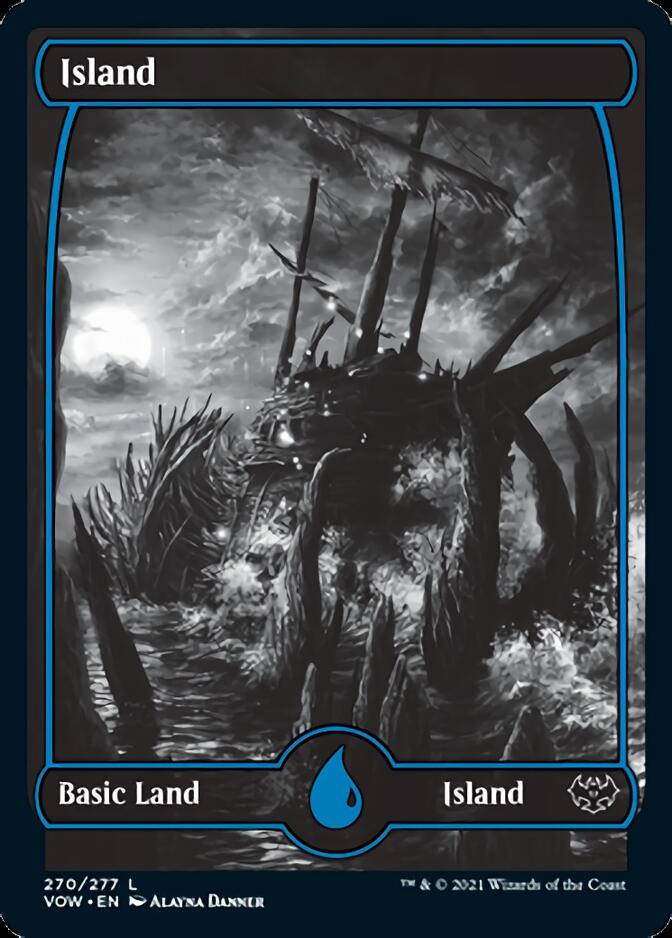 Island (270) [Innistrad: Crimson Vow] [Foil]