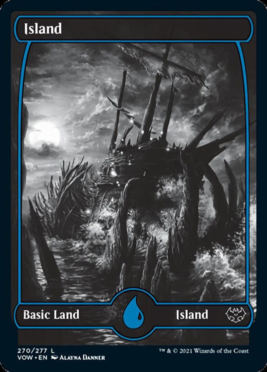 Island (270) [Innistrad: Crimson Vow] [Foil]