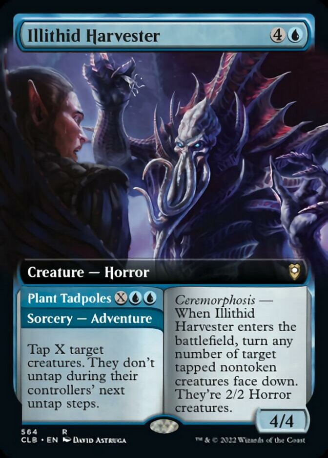Illithid Harvester // Plant Tadpoles (Extended Art) [Commander Legends: Battle for Baldur's Gate] [Foil]