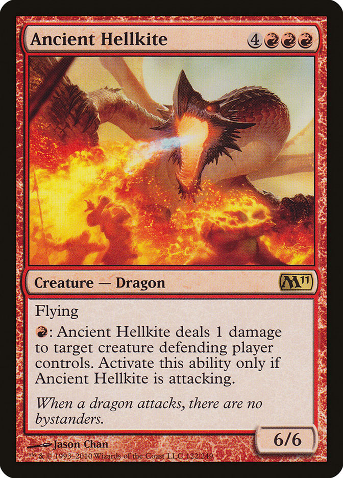 Ancient Hellkite [Core Set 2011] [Foil]
