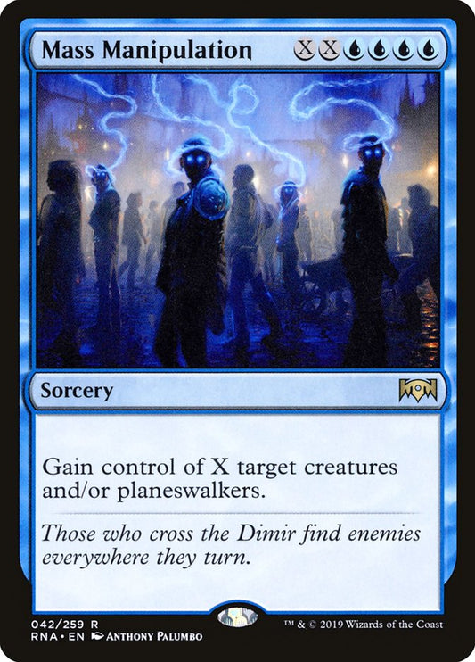 Mass Manipulation [Ravnica Allegiance] [Foil]