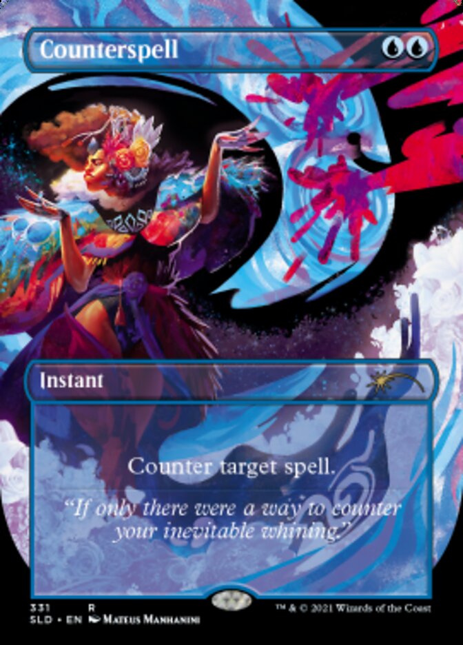 Counterspell (Borderless) [Secret Lair Drop Series] [Foil]