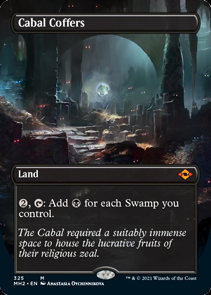 Cabal Coffers (Borderless Alternate Art) [Modern Horizons 2] [Foil]