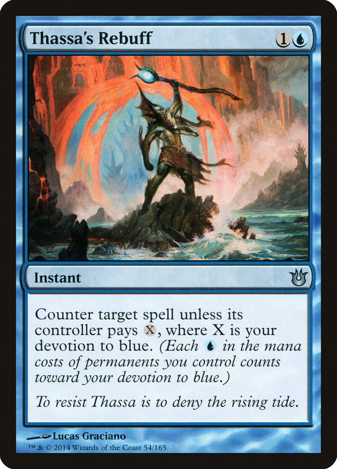 Thassa's Rebuff [Born of the Gods] [Foil]