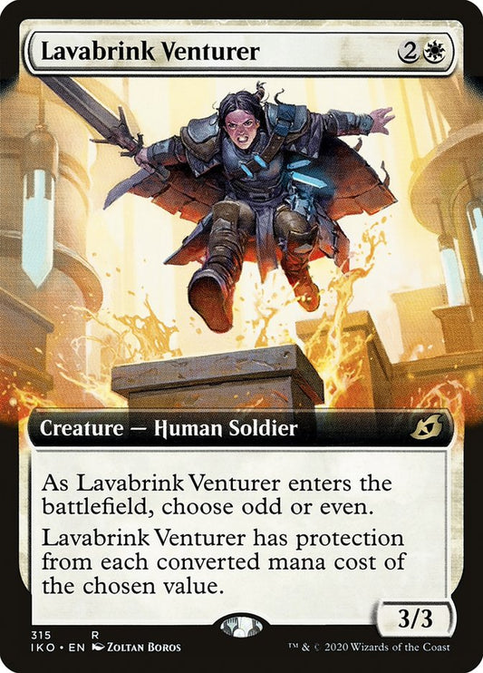 Lavabrink Venturer (Extended Art) [Ikoria: Lair of Behemoths] [Foil]