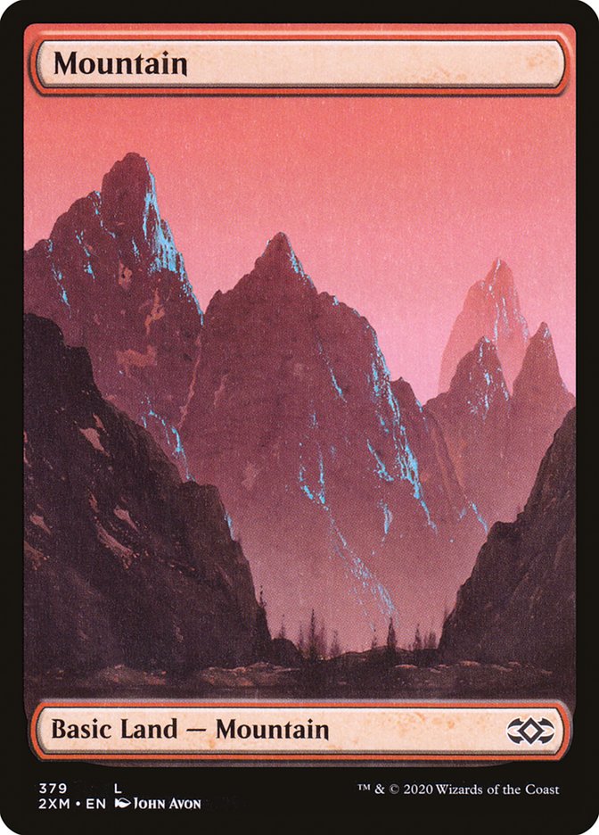 Mountain (379) [Double Masters] [Foil]