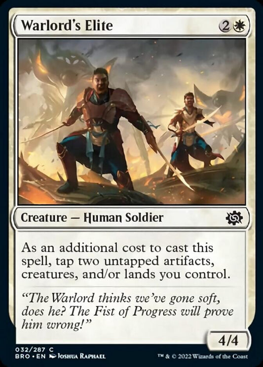 Warlord's Elite [The Brothers' War] [Foil]
