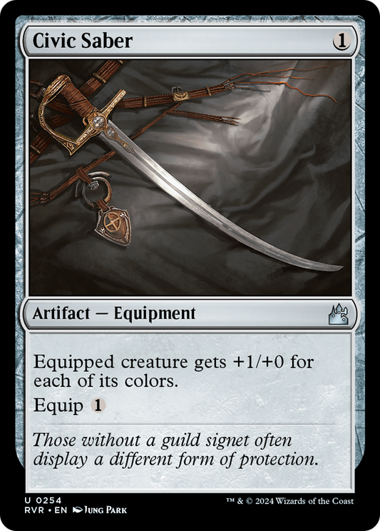 Civic Saber [Ravnica Remastered] [Foil]