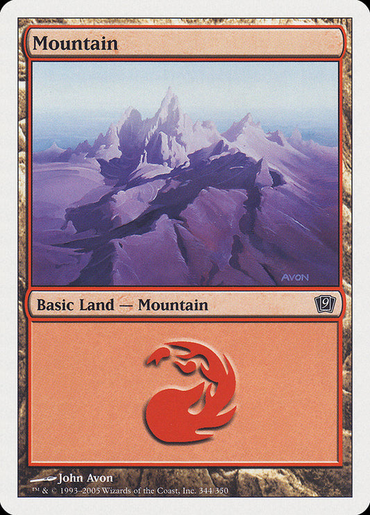Mountain (344) [Ninth Edition] [Foil]
