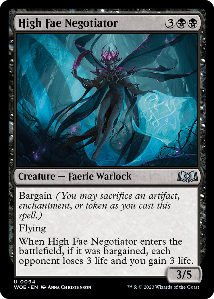 High Fae Negotiator [Wilds of Eldraine] [Foil]
