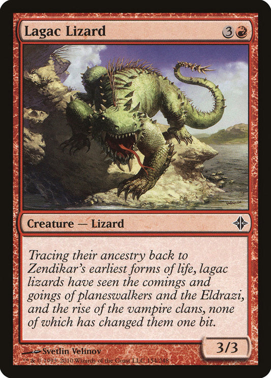 Lagac Lizard [Rise of the Eldrazi] [Foil]