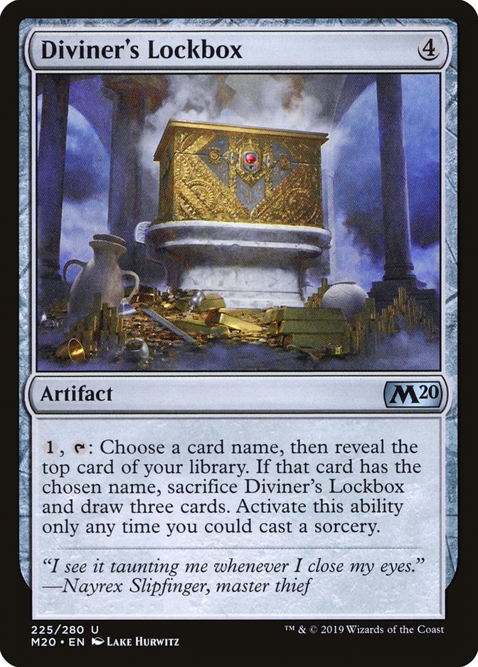 Diviner's Lockbox [Core Set 2020] [Foil]
